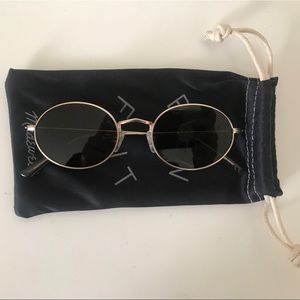 Madewell oval metal sunglasses